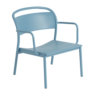 Linear Steel Lounge Armchair Sessel